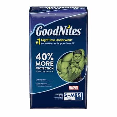 Goodnites Bedtime Underwear for Boys